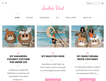 Tablet Screenshot of jackievest.com